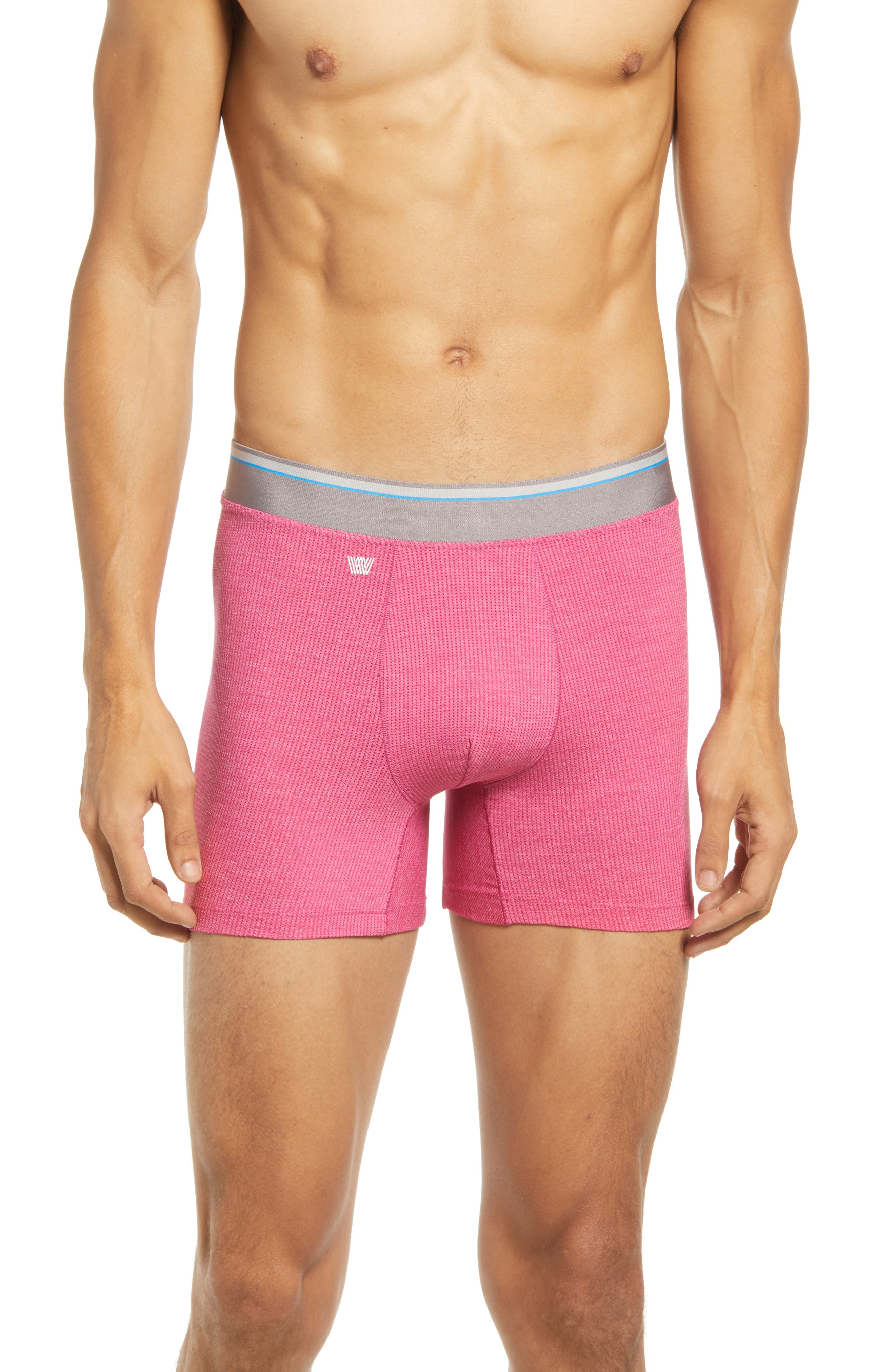 KamBins Christmas Tree Green and Deer Pink Mens Boxer Briefs Breathable Underwear Super Soft Cotton Full-Cut Briefs-2Pack KamBins Christmas Tree Green and Deer Pink Mens Boxer Briefs Breathable Underwear Super Soft Cotton Full-Cut Briefs-2Pack